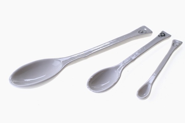 Комплект ложек фарфоровых (3 шт.)