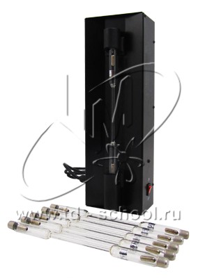 Набор спектральных трубок с источником питания (6 шт.)