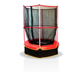 Батут детский с сеткой, 1400*1400*1820 мм