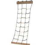 Сетка волейбольная, Д 3,1 мм, белая, парашютная стропа, обшитая с 4-х сторон