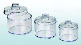 Cтаканчики лабораторные с крышкой (3 шт. в пакете)