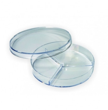 Чашка Петри трехсекционная