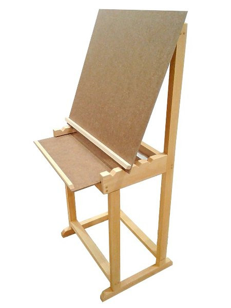 Мольберт односторонний с ящиком