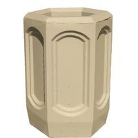 Урна Шестигранная с рельефом окрашенная