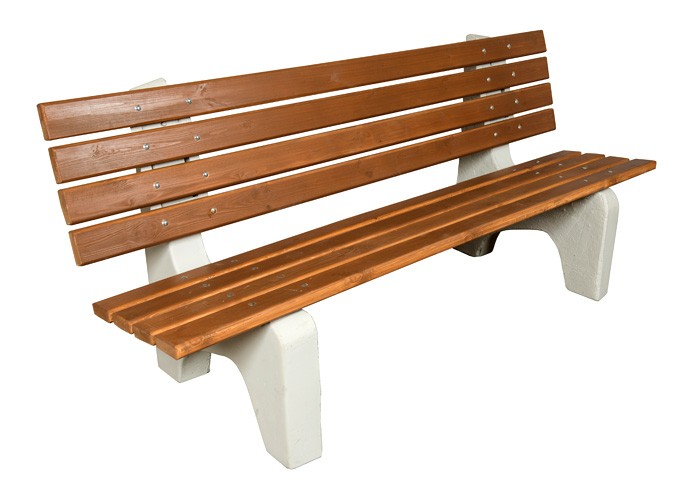 Скамейка парковая со спинкой