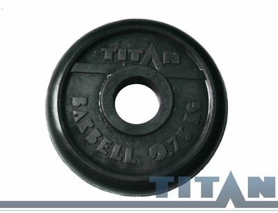 Диск  обрезиненный черный  0,75 кг.