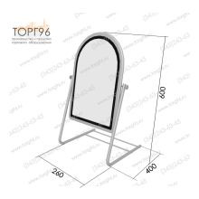 Зеркало, рама серебро, 260*400*600 мм