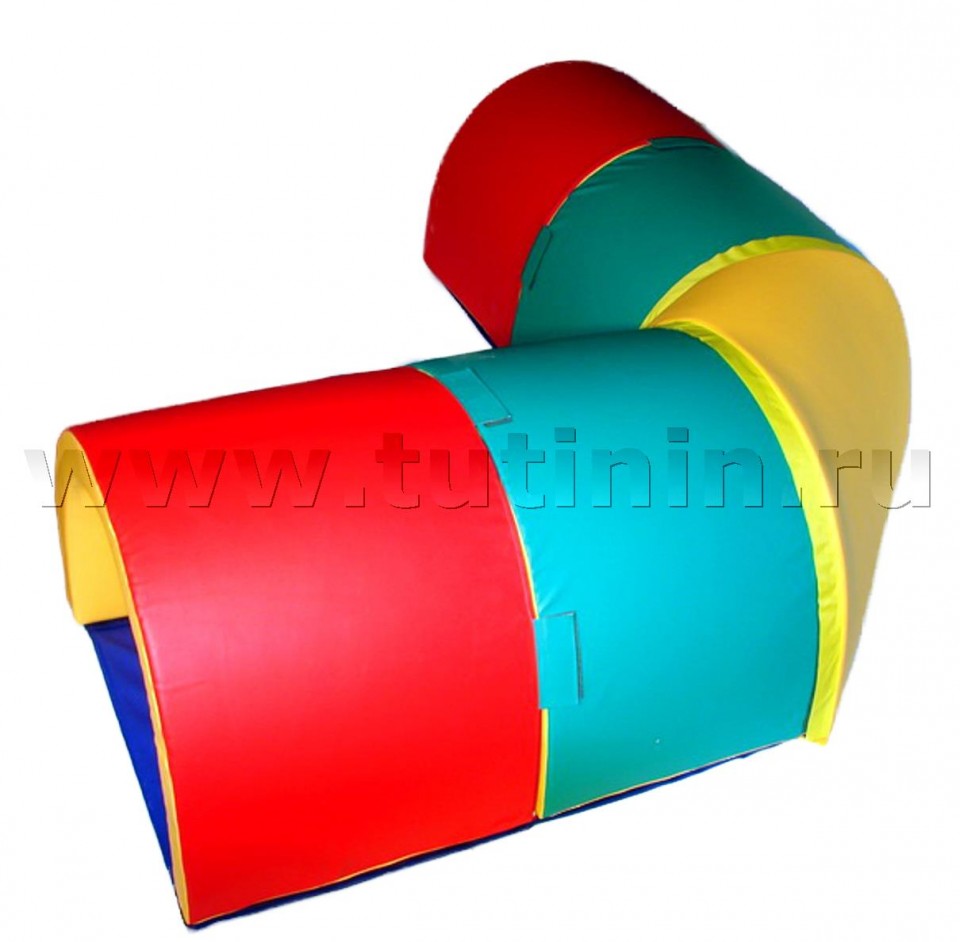 Игровой лабиринт – 3 элемента (элементы с креплениями) мягкое дно