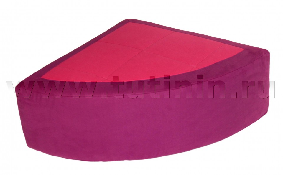 Пуф -сектор материал чехла - полибрушет, 100 % полиэстер, плотность 190 г\м2