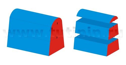 Сборный барьер -2 100х60х90 см (3 элемента) эконом