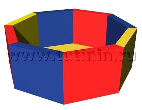 Сухой бассейн без аппликации