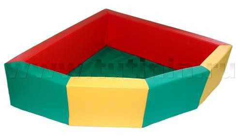 Сухой бассеин угловой