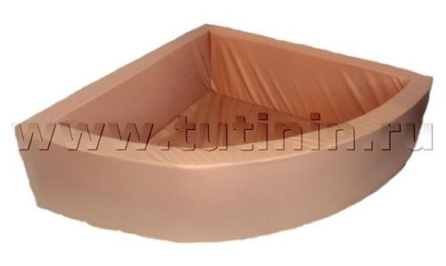 Сухой бассеин угловой полукруглый