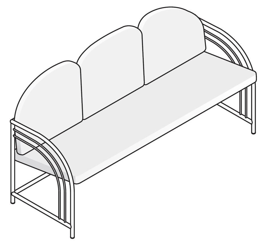 Диван 3-х местный Д-3