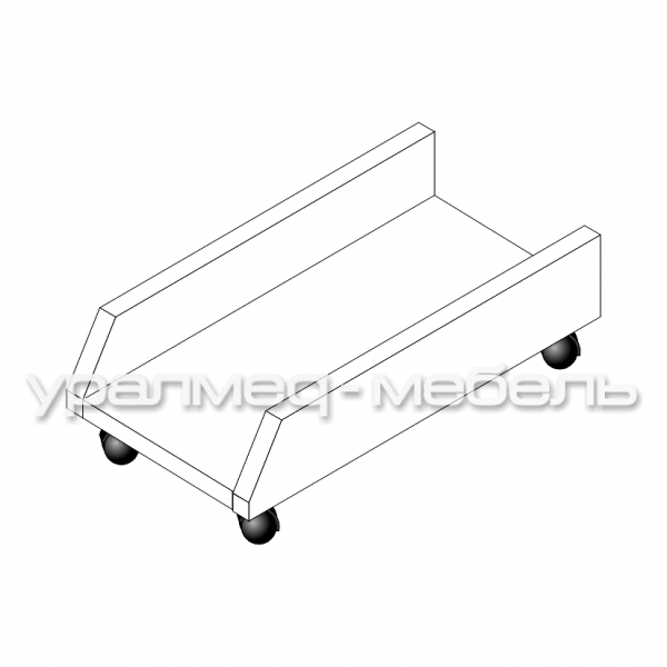 Подставка под системный блок П., 250*500*140 мм
