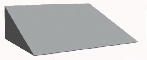 Наклонная крыша, 600*500 мм.