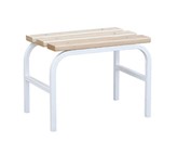 Скамья гардеробная с настилом из липы, 450*800*350 мм.