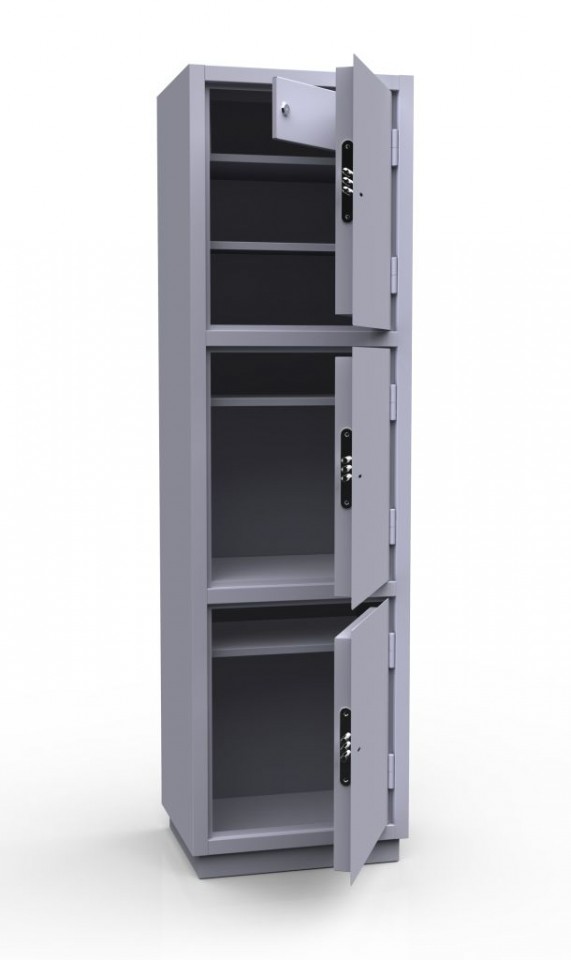 Картотечный шкаф под подвесные папки формата А14, 1550*440*360 мм.