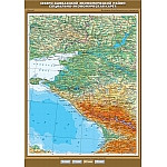 Северо-Кавказский экономический район. Социально-экономическая карта, 100*140 см