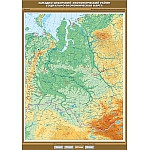 Западно-Сибирский экономический район. Социально-экономическая карта, 100*140 см