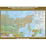 Дальневосточный экономический район. Социально-экономическая карта, 100*140 см