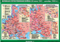 Великая Отечественная война (22 июня 1941- декабрь 1943 гг.), 100*140 см